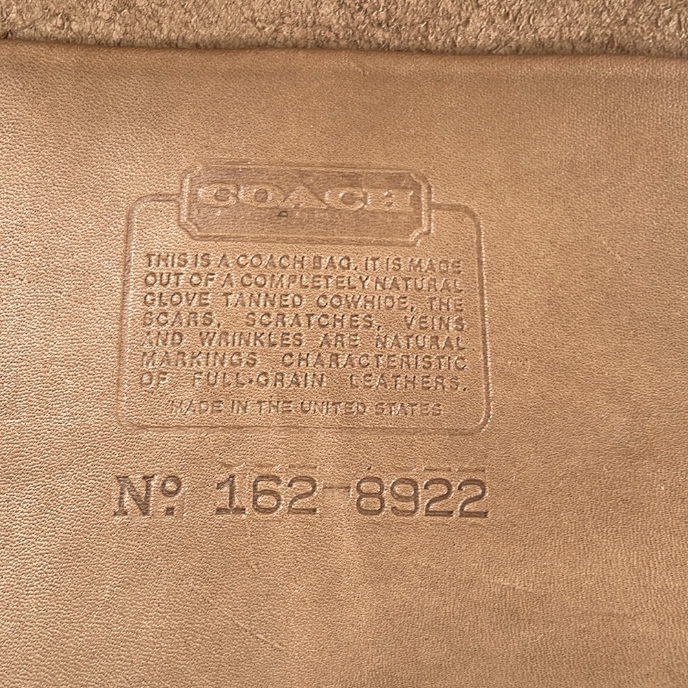 Coach Tan Leather Women's Bag